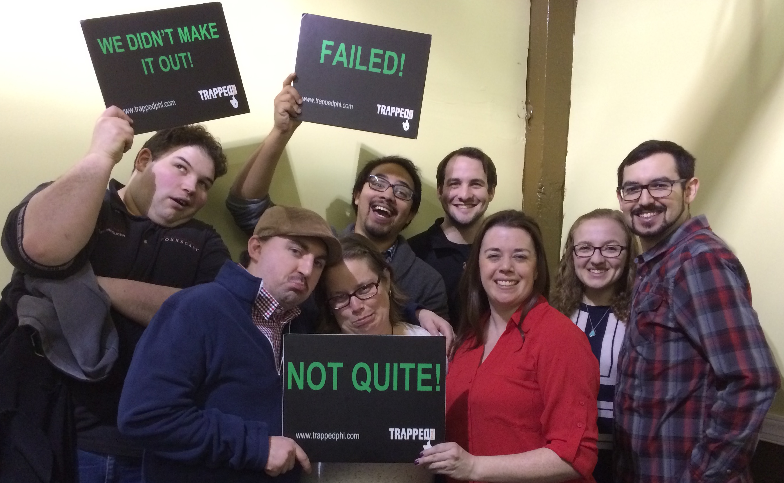 Trapped PHL The Factory Team Photo