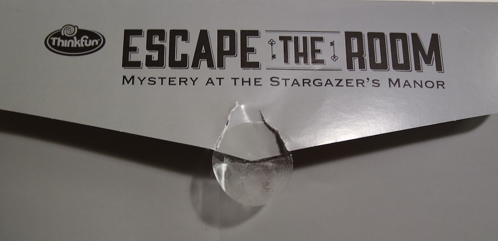 Mystery at Stargazer's Manor envelope sticker