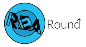 REA Round Up logo with an up arrow atop the letter d.