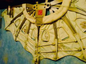 In-game: A replica of Da Vinci's flying machine hanging from the wall.