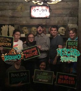 Sasquatch team post-game photo.