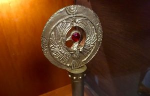 In-game: The staff of Ra from Raiders of the Lost Arc.