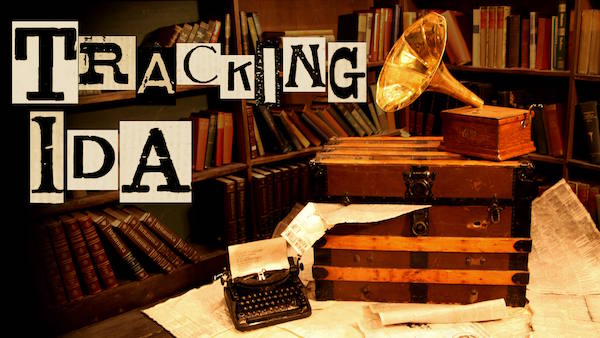 Tracking Ida Banner: An gramophone in an old study. 