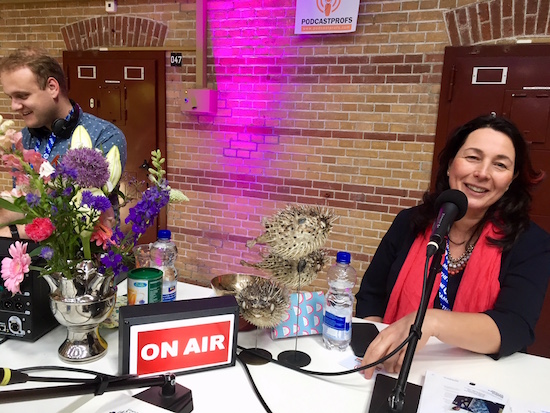 Anna-Maria Giannattasio recording at Up The Game.