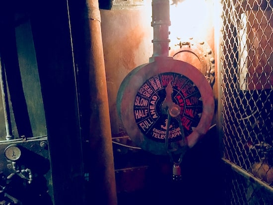 In-game: engine controls.