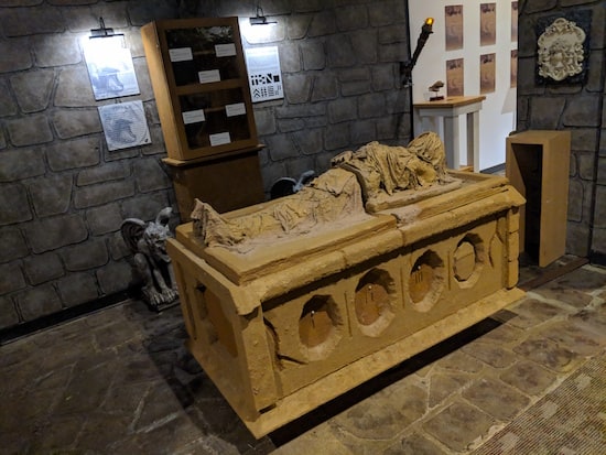 The crypt in the Museum of Intrigue.