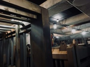 In-game: The dinosaur pens.