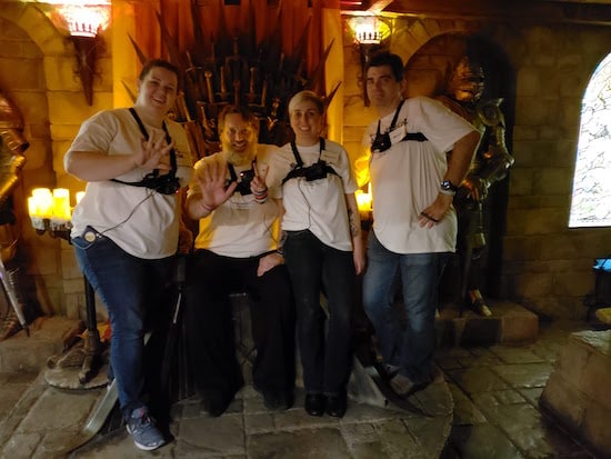 Game 12 post-game photo on the Iron Throne