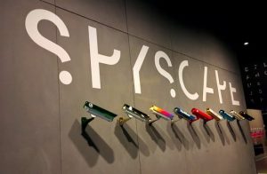 Spyscape logo underlined with security cameras bearing the logos of many major internet companies like Google, Facebook, & Twitter.