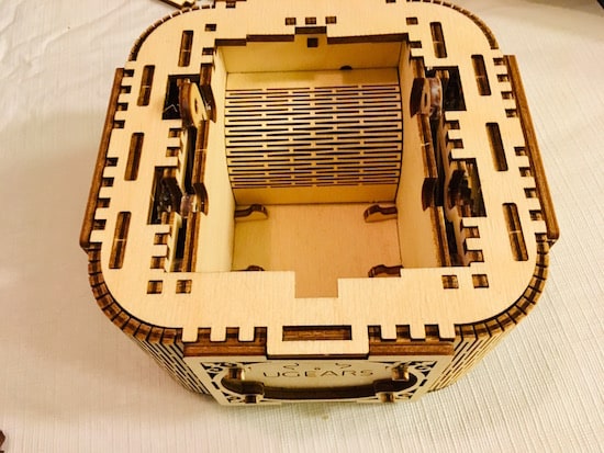 Mostly assembled treasure box