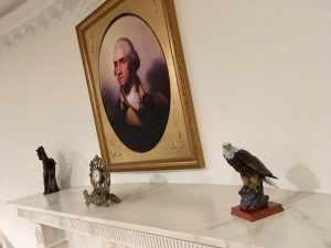 In-game: Close up of George Washington's portrait.