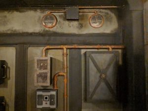 In-game: A series of pipes connection boxes.