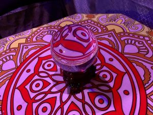 In-game: closeup of a crystal ball.