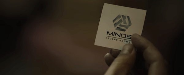 A card for Minos Escape Rooms.