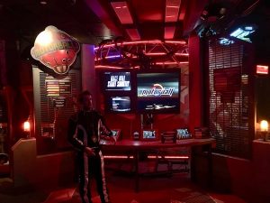 In-game: the Motorball raceway.