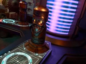 In-game: A robotic totem.