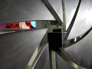 In-game: an opening iris door.