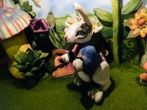 In-game: The White Rabbit in the woods.