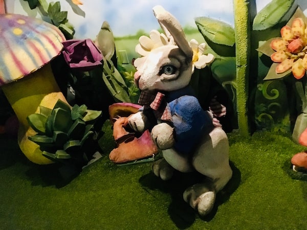 In-game: The White Rabbit in the woods.