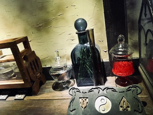 In-game: Bottles of magical ingredients.