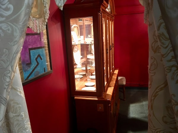 In-game: the breakfront in Denbrough's dining room.