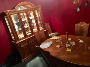 In-game: Denbrough dining room table, and breakfront.