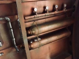 In-game: piping and pressure gauges in a submarine.