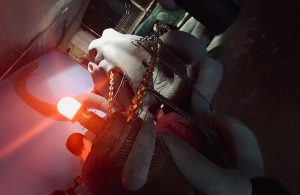 A giant octopus stairwell.