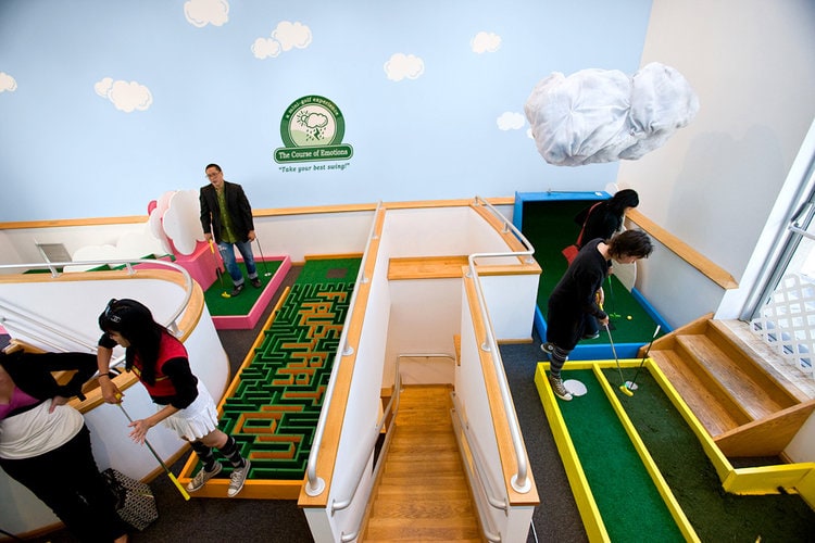 Emotion mini golf