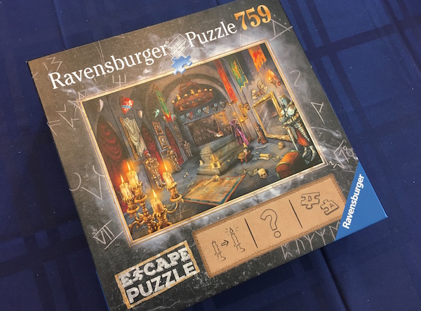 The Vampires Castle Escape puzzle box.