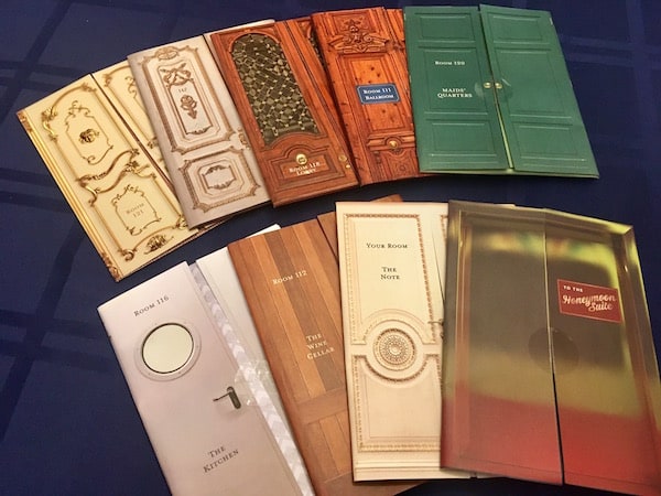 9 different folded doorways. Each with a unique aesthetic.