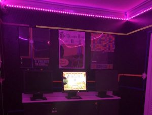 In-game: the video game exhibit in the game museum.