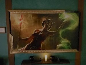 A painting of the Collector collecting a soul.