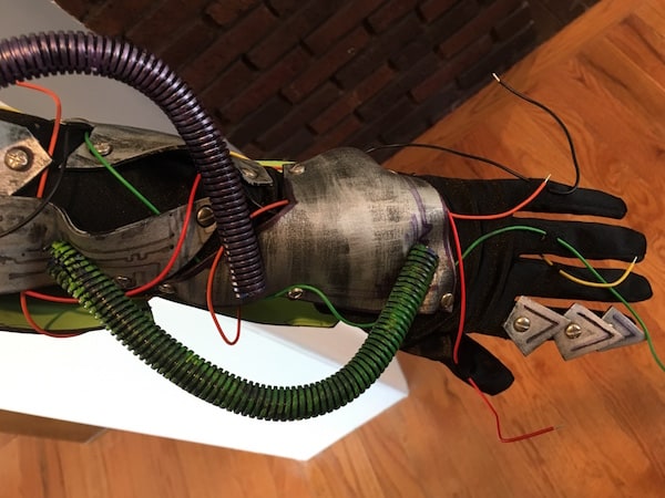 Theresa's cyborg arm