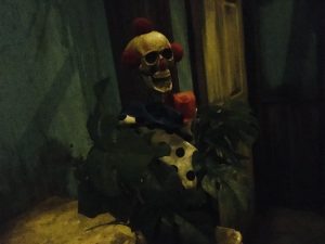 In-game: A plant that includes the shrunken head of a clown.