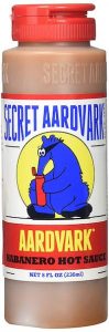 Bottle of Secret Aardvark Habanero Hot Sauce