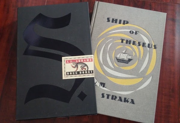 Ship of Theseus book and slipcover.