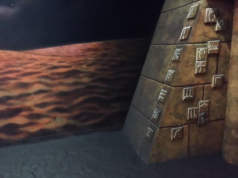 In-game: The base of an ancient Egyptian pyramid.