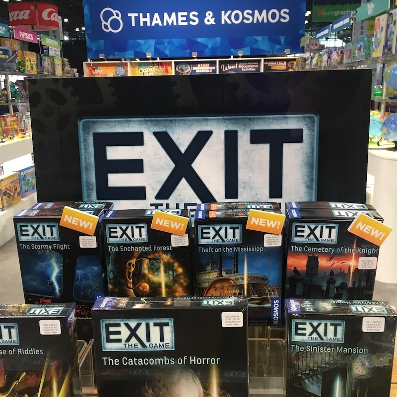 Boxed Escape Rooms at NY Toy Fair