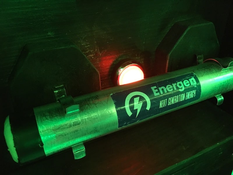 In-game: Energen tubes, the "Next Generation of Energy."