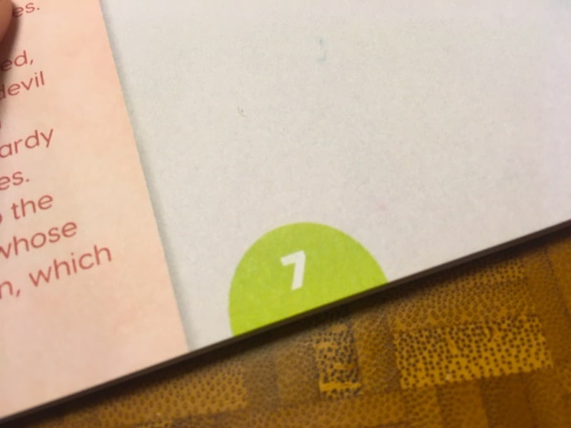 Green puzzle page indicator.