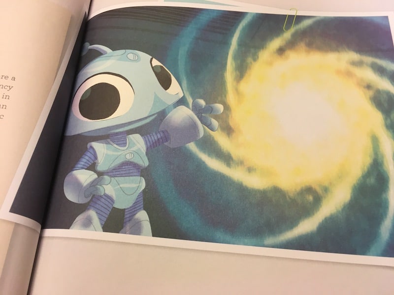 Dooz beside a time portal.