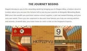 In-game: The 9 & 3/4 platform.