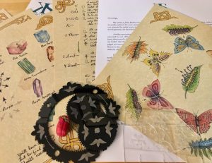 An assortment of puzzle content and components with beautiful art.