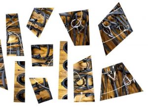 An image of a tavern puzzle cut up inito pieces.