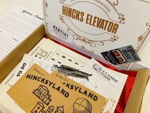 Initial opening of the box shows a wide variety of paper components.