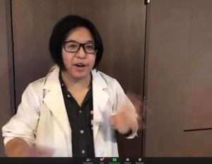 Our host and researcher Clover.