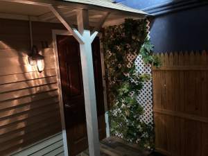 In-game: The exterior of a house.