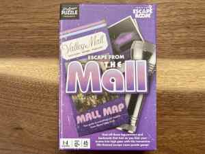 Escape From the Mall purple, 80s box art.