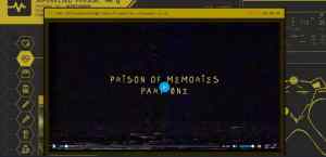 Digital interface with a video labeled, "Prison of memories part 1"